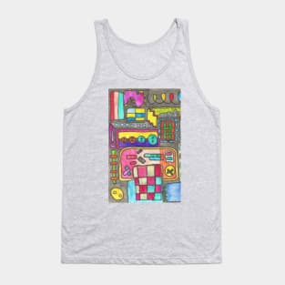 Colorful Patchwork Tank Top